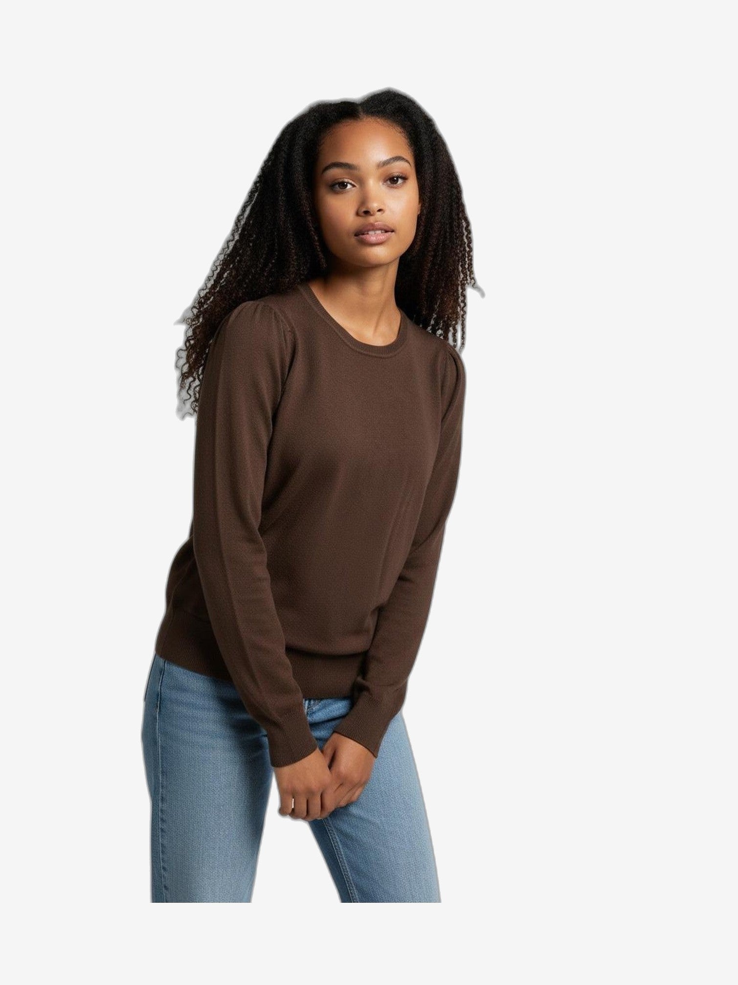FRESH FLOWER Dolcevita Femme Marron Coton Dolcevita