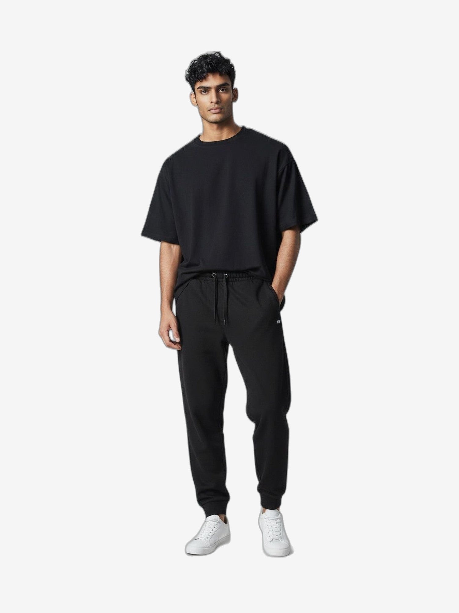 ICEBERG Pantaloni Uomo Nero Cotone