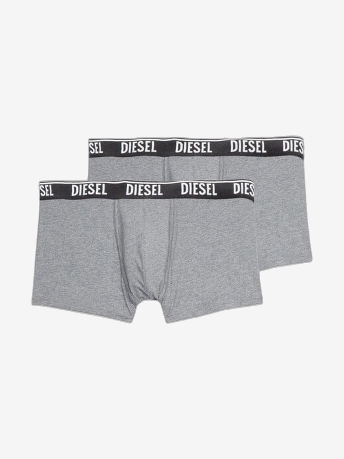 DIESEL Boxer Uomo Grigio Cotone