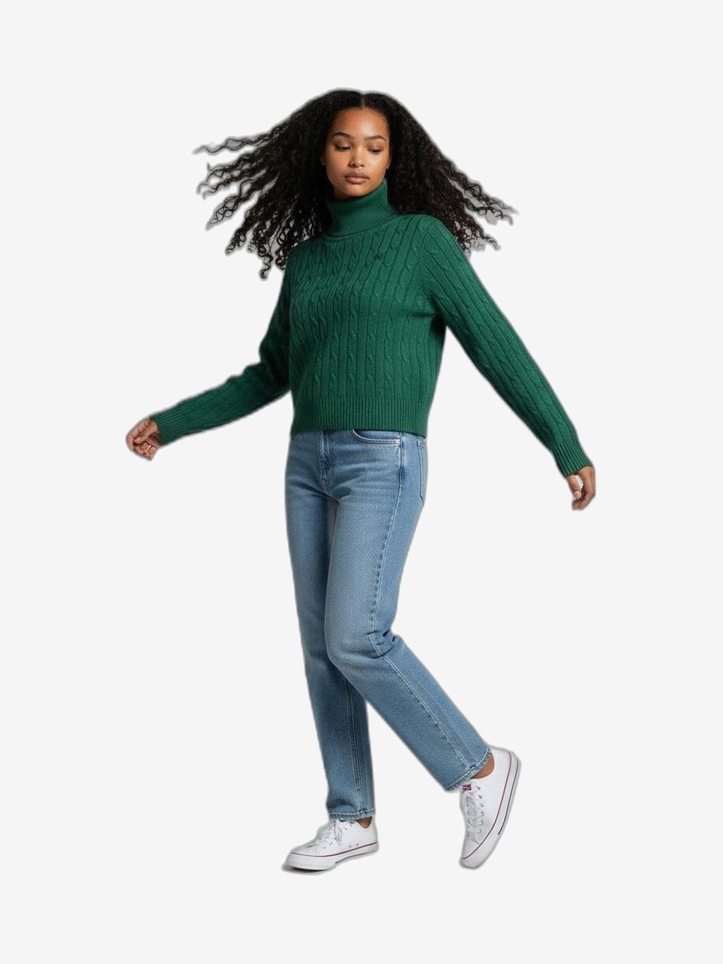 FRESH FLOWER Dolcevita Women's High Neck Green