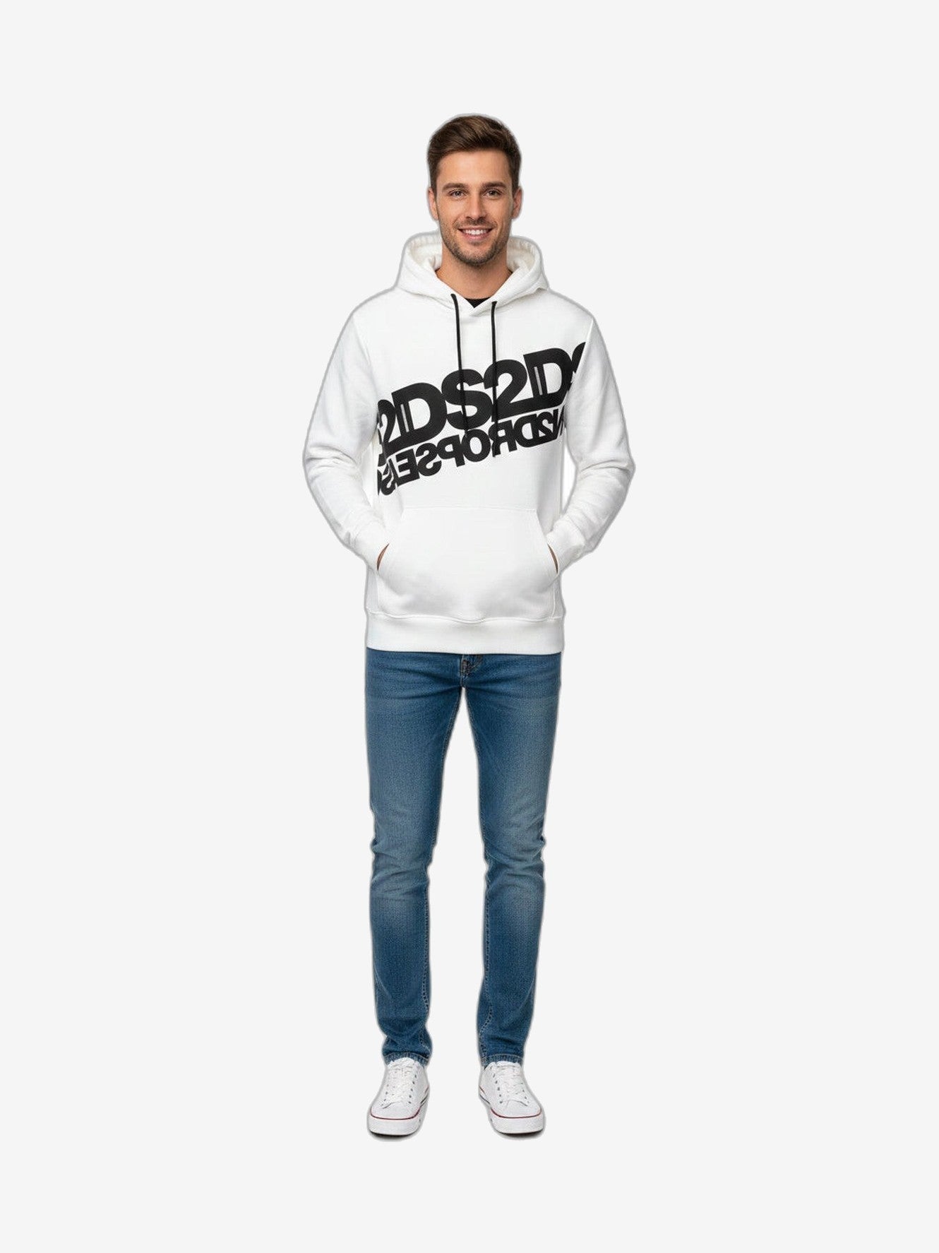 DS2 Unisex Sweatshirt White Cotton