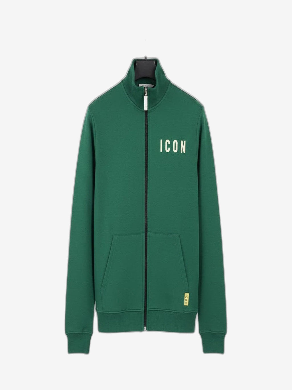 ICON Giacca Unisex Bianco Cotone Collo Alto
