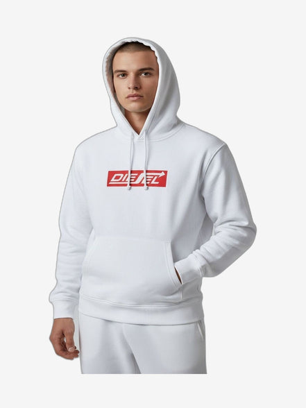 DIESEL Felpa Uomo Bianco Felpa