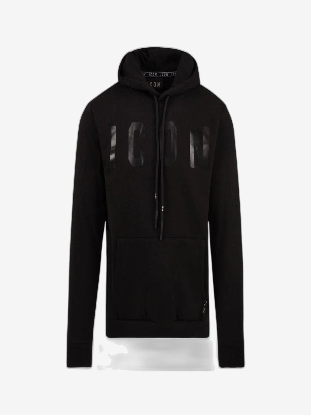 ICON Felpa Unisex Nero Cotone