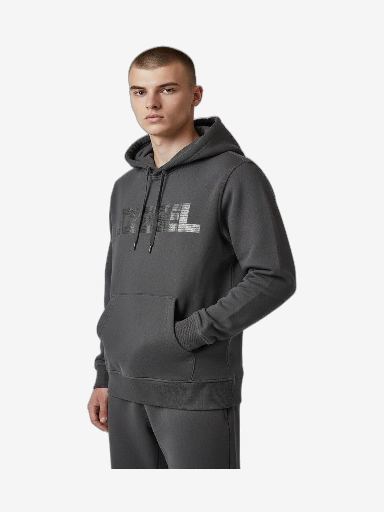 DIESEL Felpa Uomo Caviar Cotone