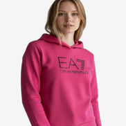 EA7 Felpa Donna Bianco Cotone