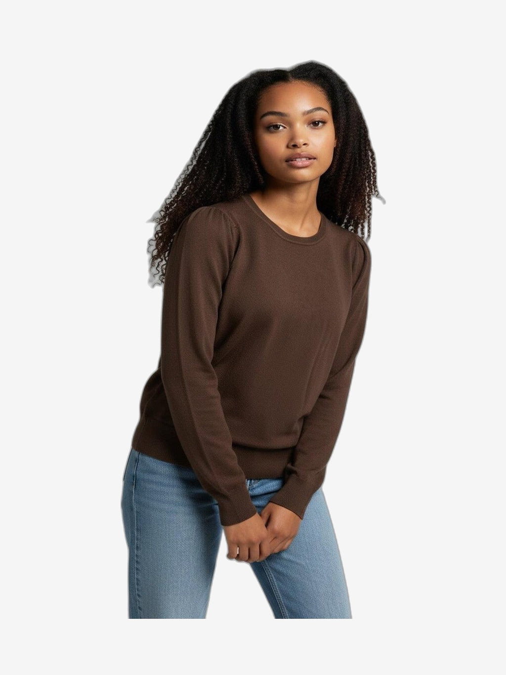 FRESH FLOWER Dolcevita Femme Marron Coton Dolcevita