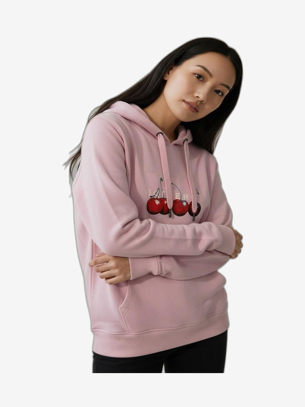 ICEBERG Damen Hoodie Rosa Baumwolle