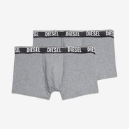 DIESEL Boxer Uomo Grigio Cotone