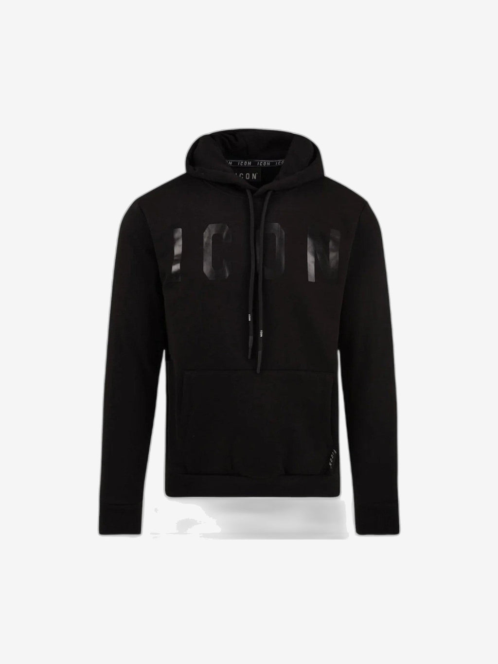 ICON Felpa Unisex Nero Cotone