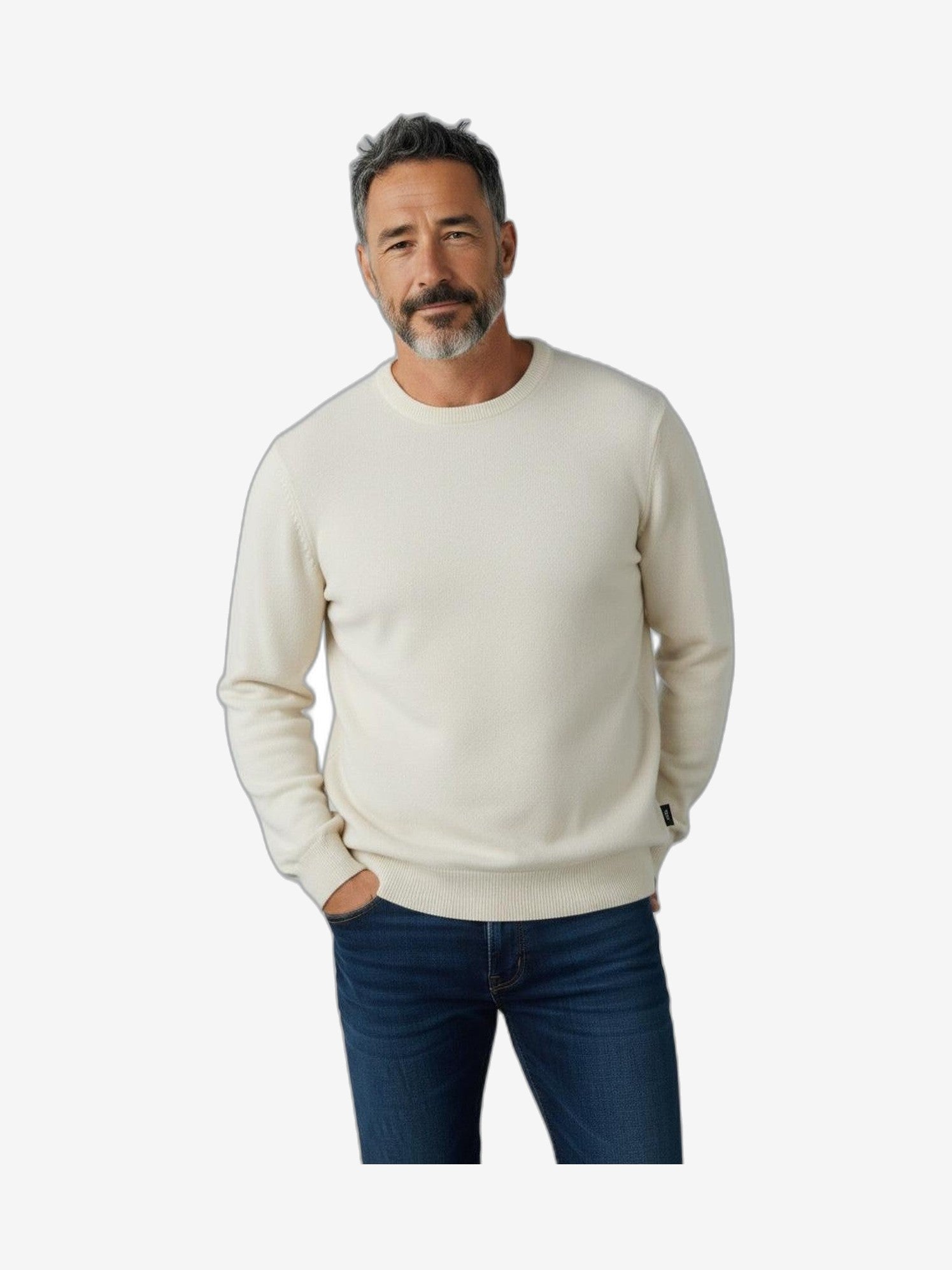 ICEBERG Paricollo Uomo Bianco Girocollo
