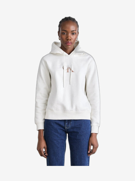 CALVIN KLEIN Felpa Donna Bianco Felpa