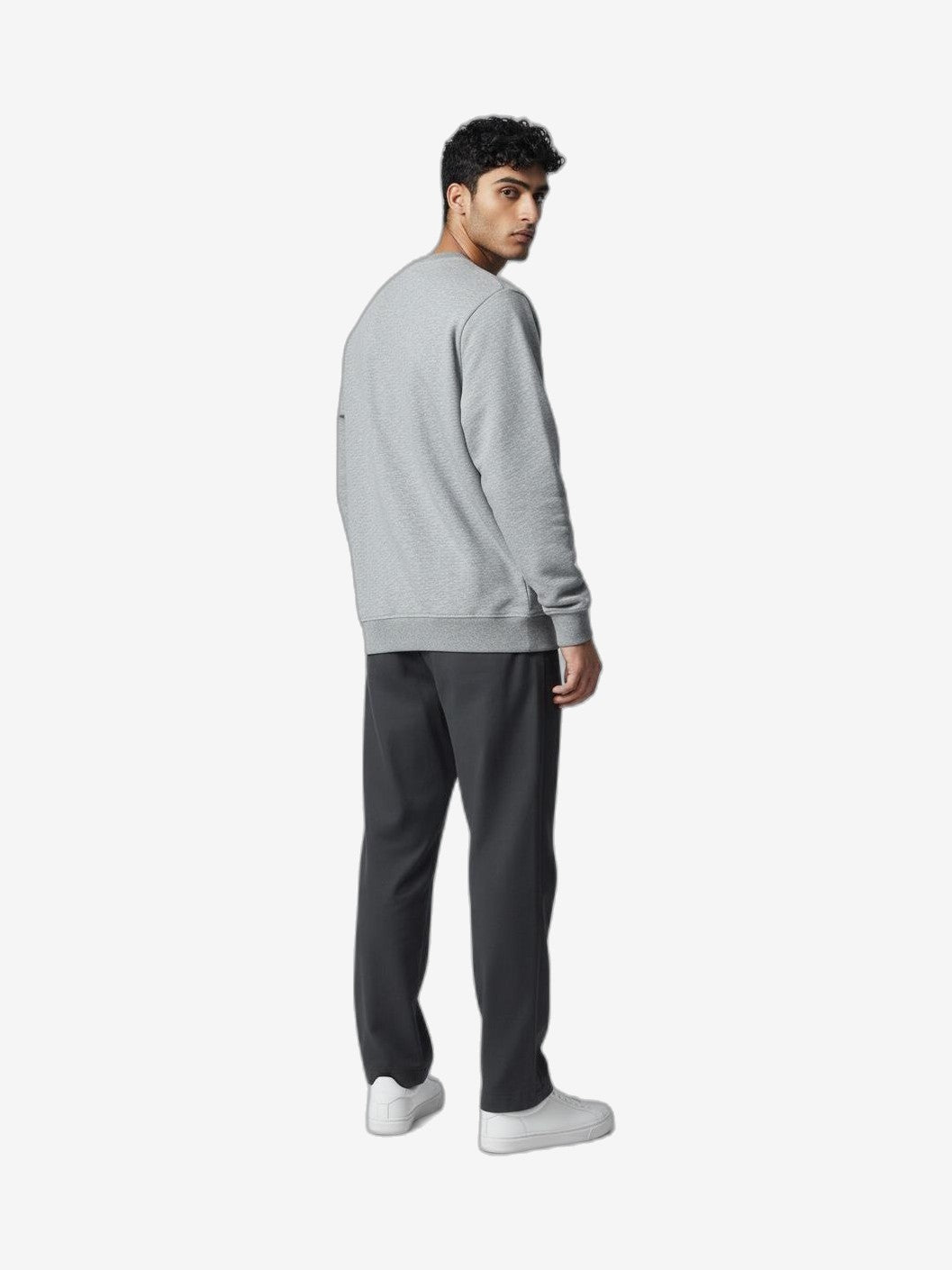 ICEBERG Felpa Uomo Melange Cotone Girocollo
