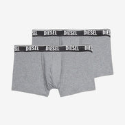 DIESEL Boxer Uomo Grigio Cotone