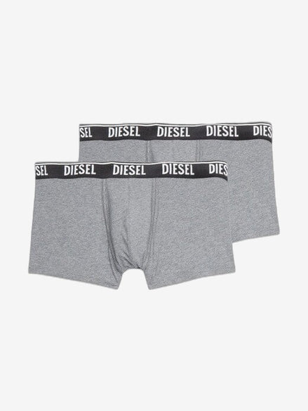 DIESEL Boxer Uomo Grigio Cotone