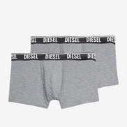 DIESEL Boxer Uomo Grigio Cotone