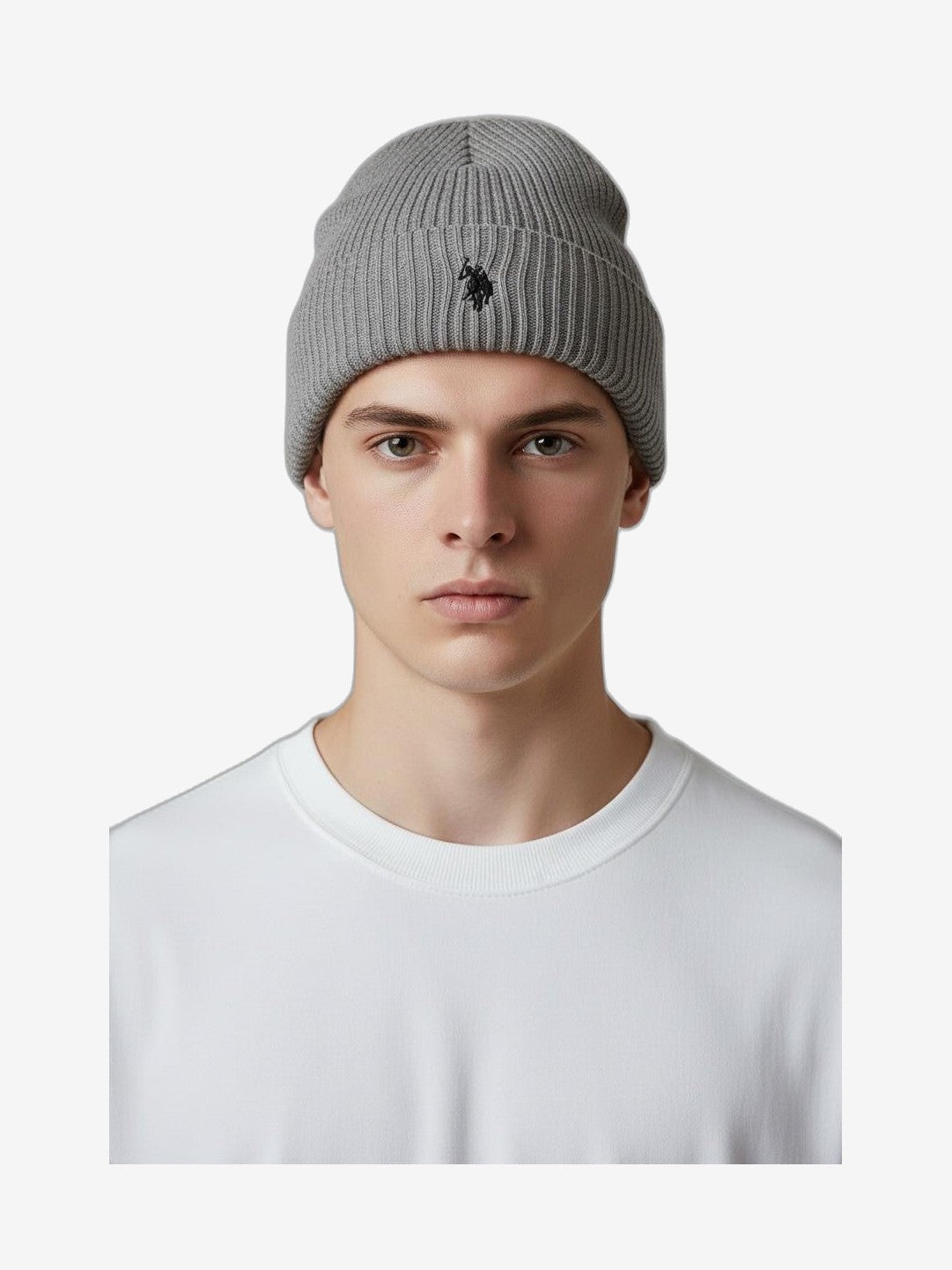 U.S. POLO Grey Cotton Men's Hat