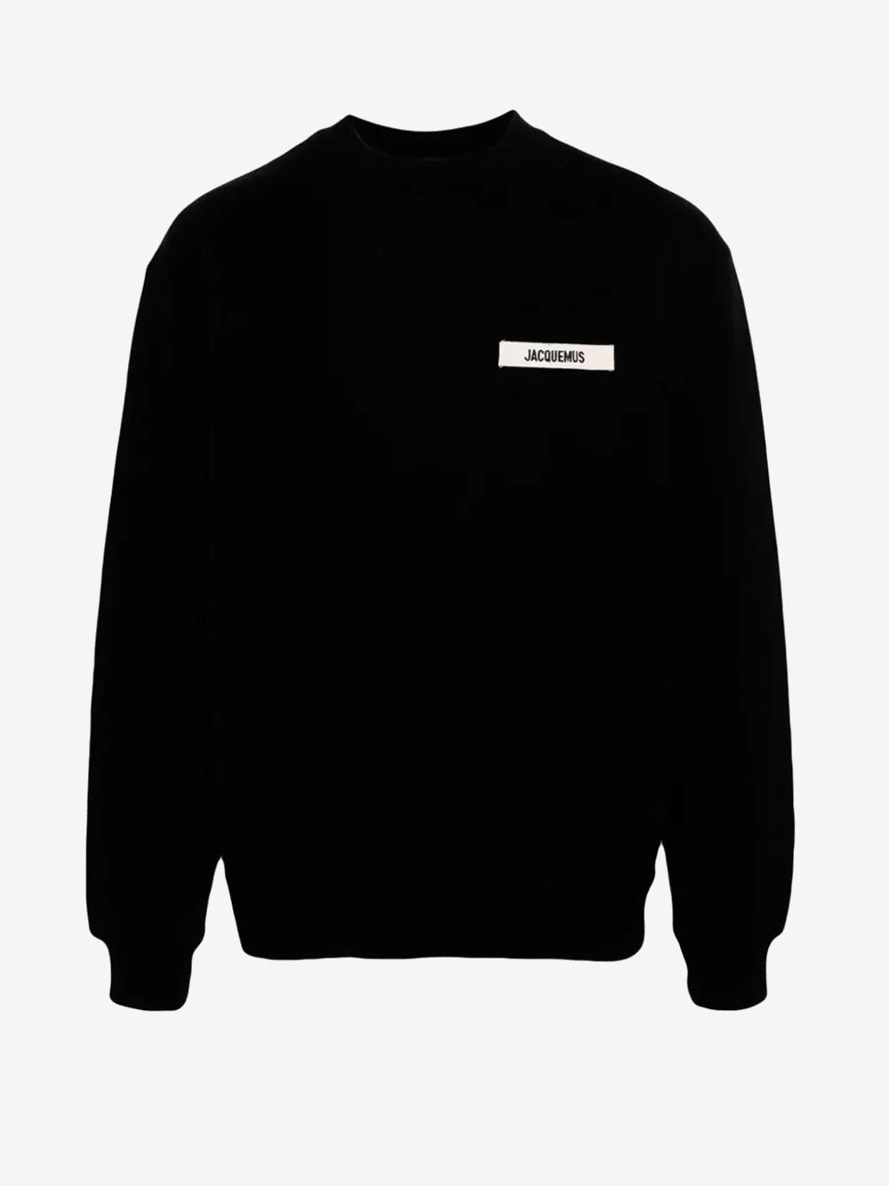 JACQUEMUS Sudadera Hombre Marfil Algodón Cuello Redondo