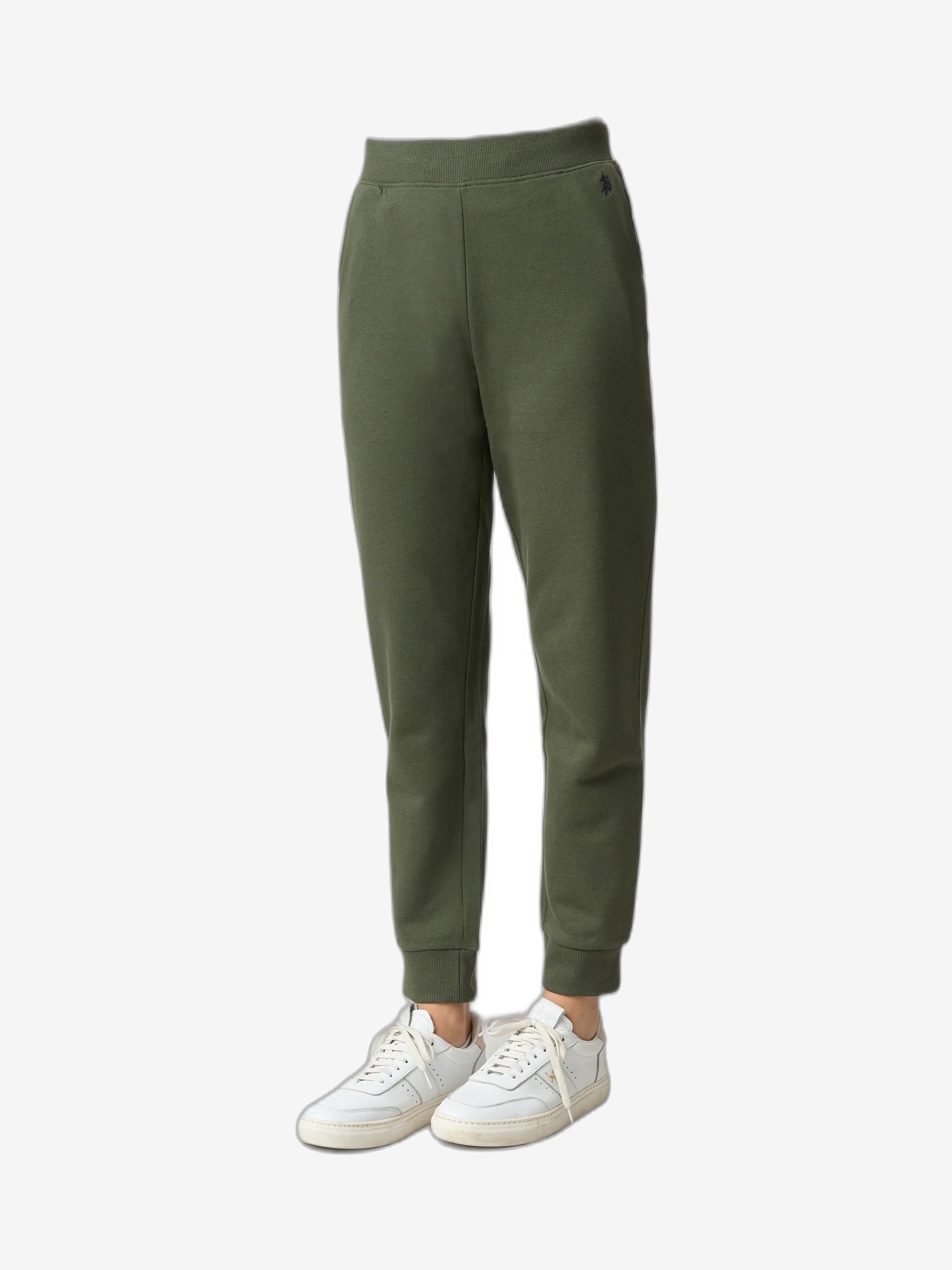 U.S. POLO Pantalone Uomo Oliva Cotone