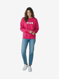 MSGM Damen-Sweatshirt Rosa Baumwolle Rundhals