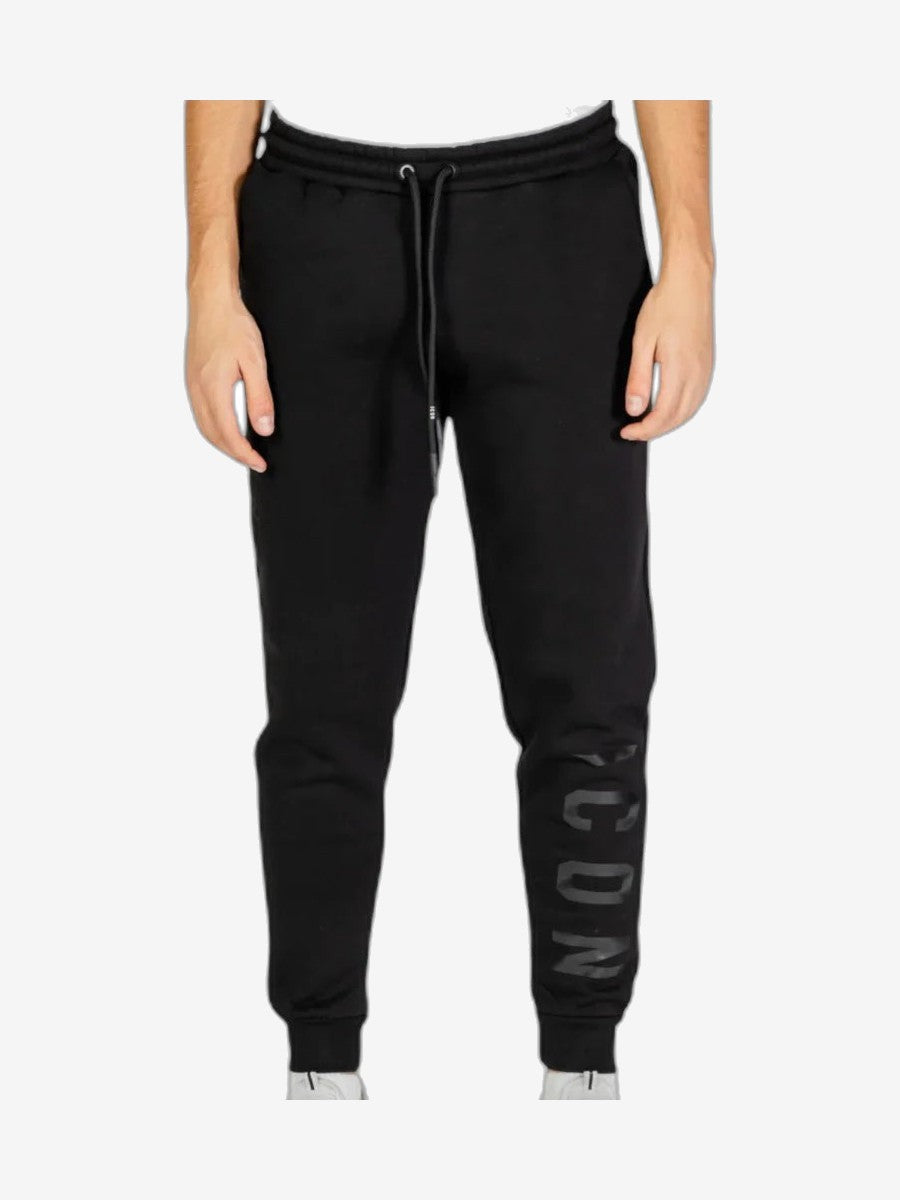 ICON Pantaloni Uomo Nero Cotone