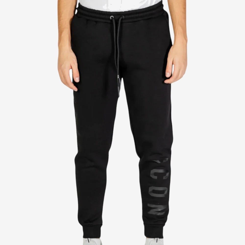 ICON Herrenhose Schwarz Baumwolle
