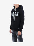 ICON Unisex Hoodie Schwarz Baumwolle