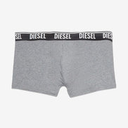 DIESEL Boxer Uomo Grigio Cotone