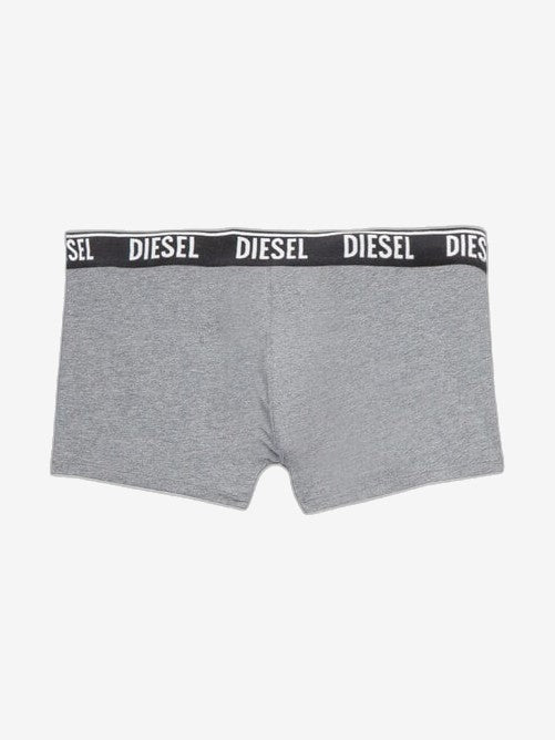 DIESEL Boxer Uomo Grigio Cotone