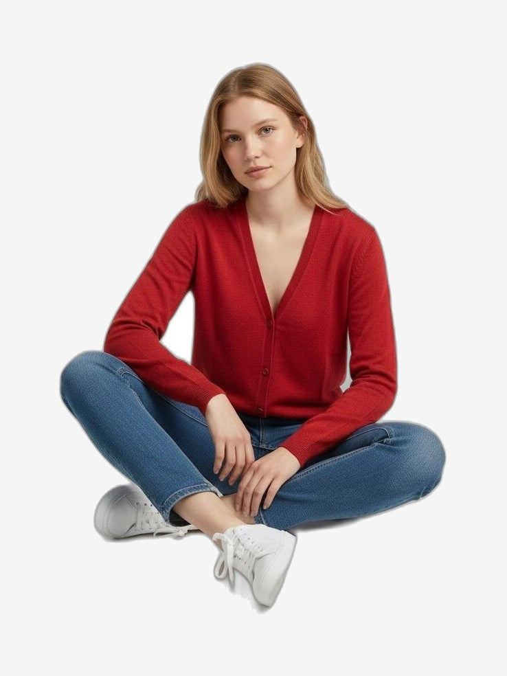 MARIUCCIA MILANO Cardigan Donna Blu Cotone