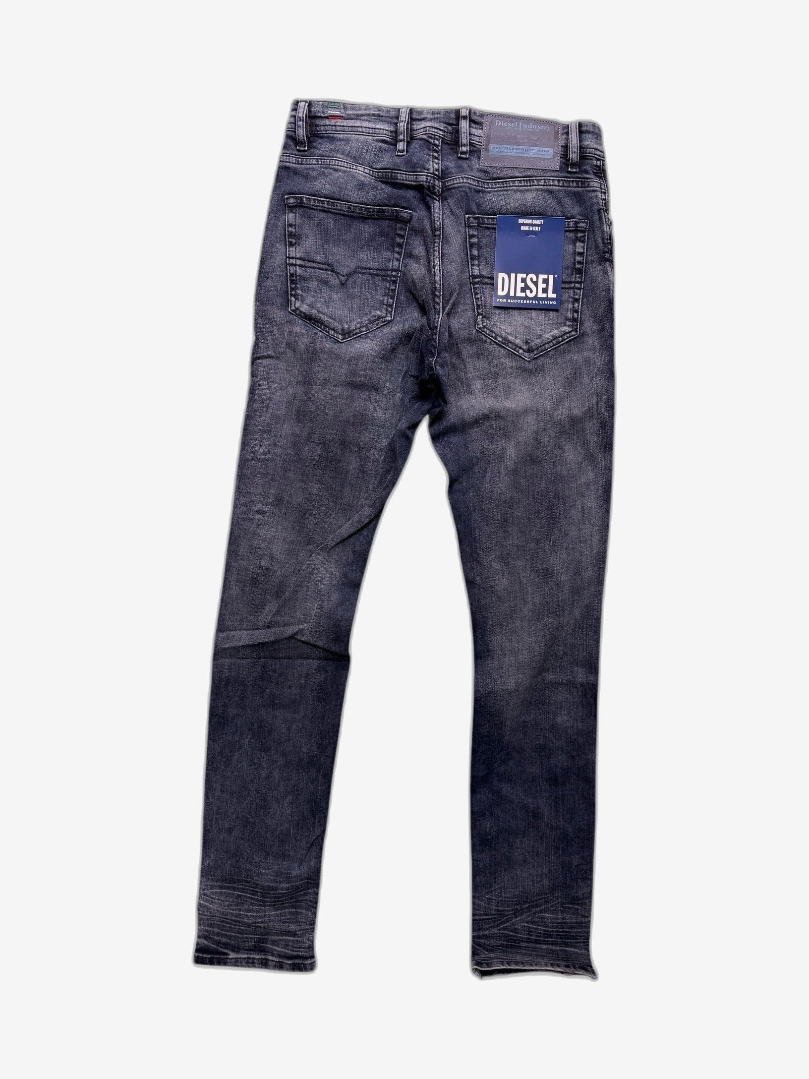 DIESEL Jeans Uomo Nero Cotone