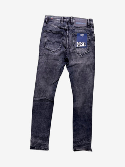 DIESEL Jeans Uomo Nero Cotone
