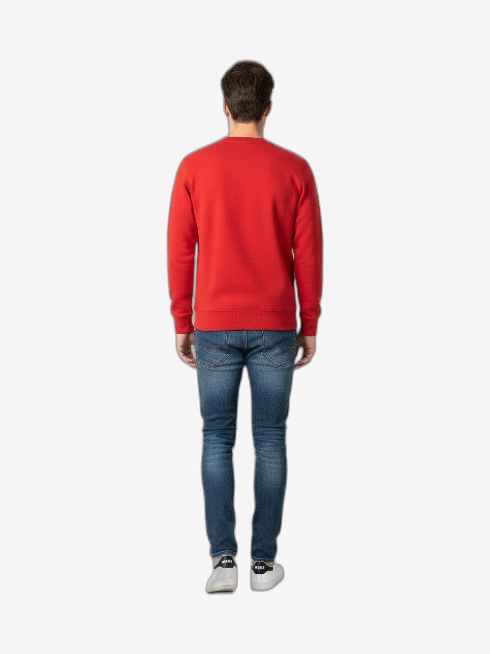 Sweat-shirt MSGM Homme Noir Coton Col Rond