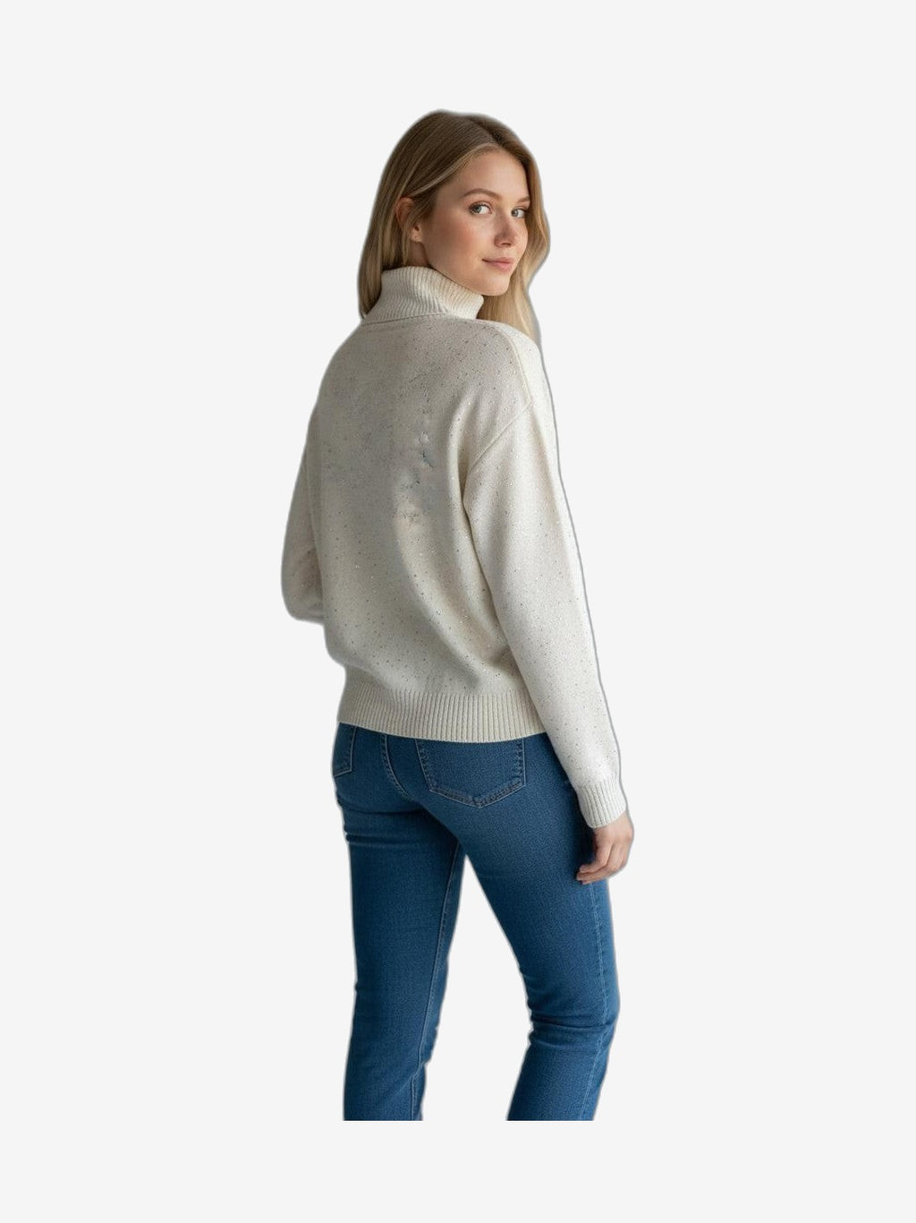 FRESH FLOWER Dolcevita Women Chocolate Lurex High Neck
