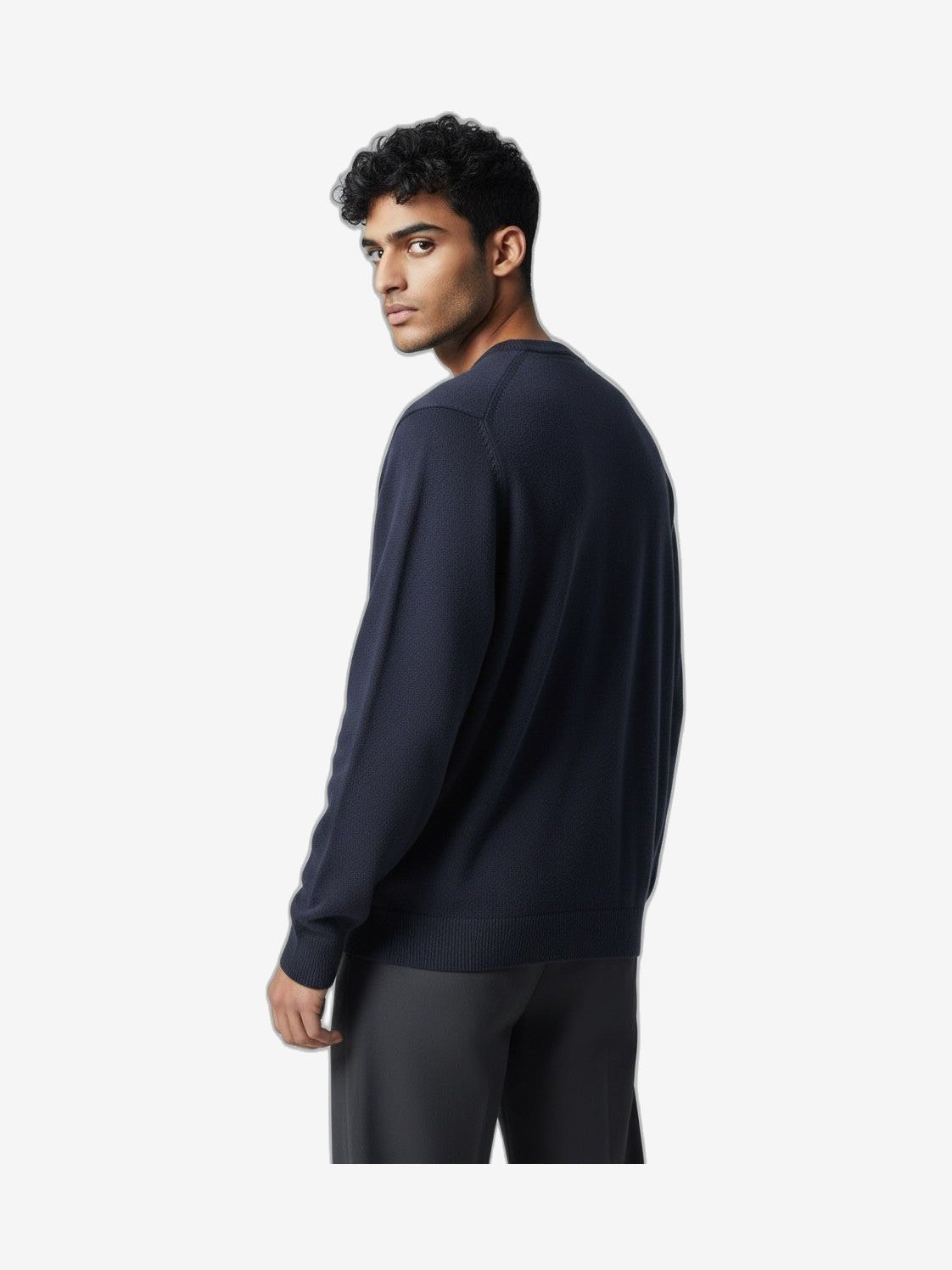 ICEBERG Rundhalsausschnitt Herren Blau Rundhalsausschnitt