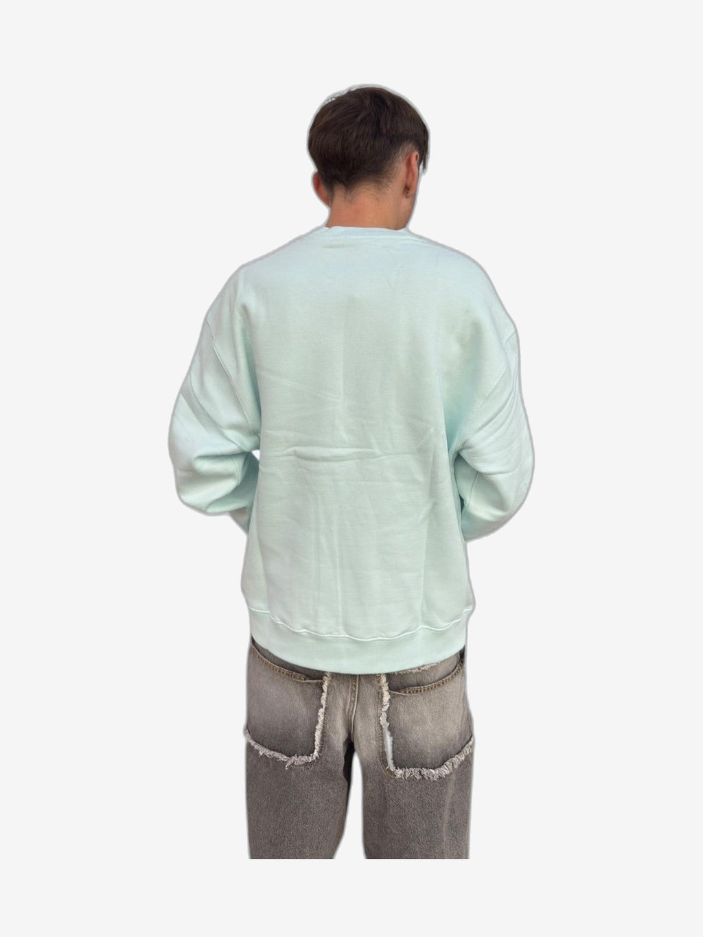 JACQUEMUS Sudadera Hombre Marfil Algodón Cuello Redondo