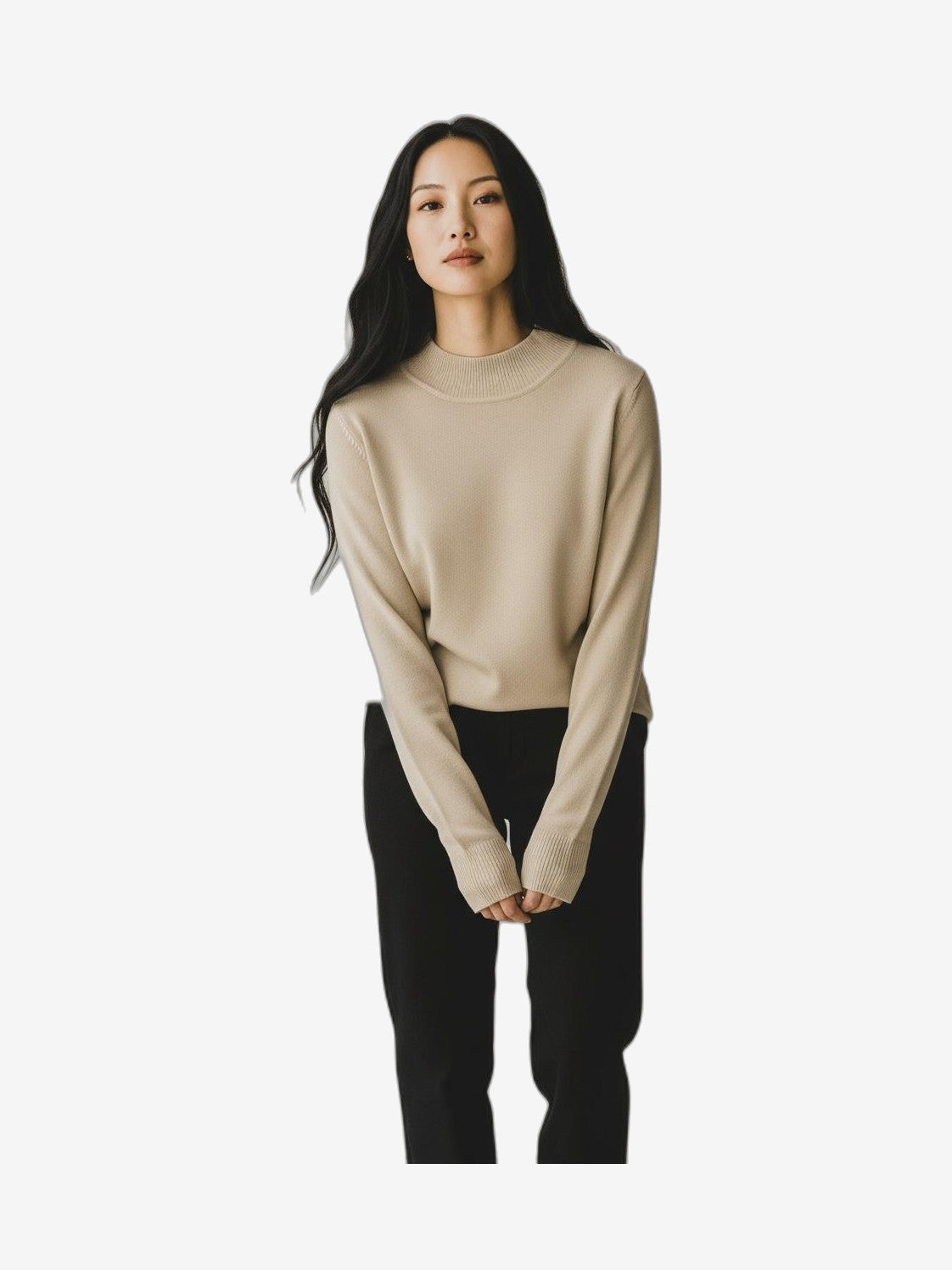 MARIUCCIA MILANO Women's Lupetto Blue Cotton Crew Neck