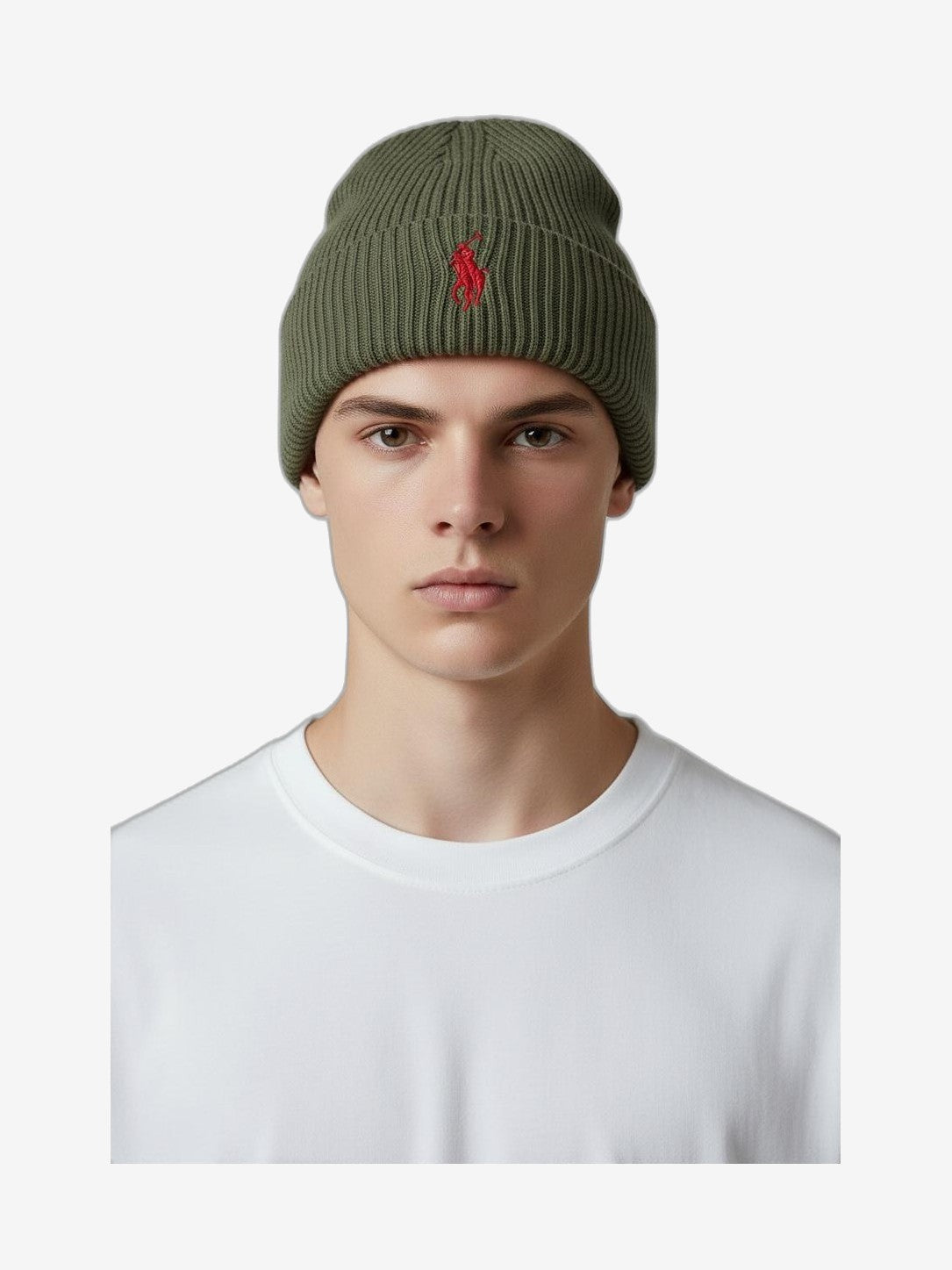 U.S. POLO Men's Hat Green Cotton