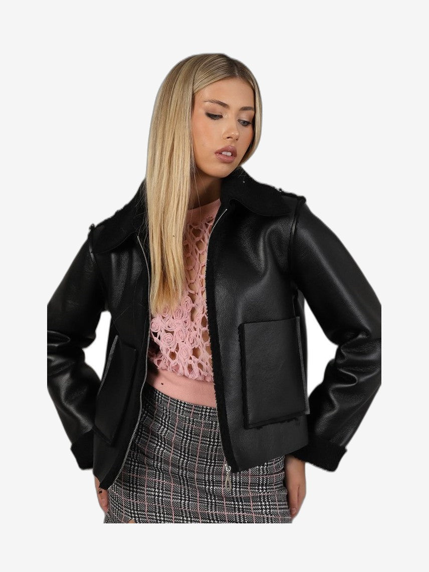 LONCA Giubbotto Donna Nero