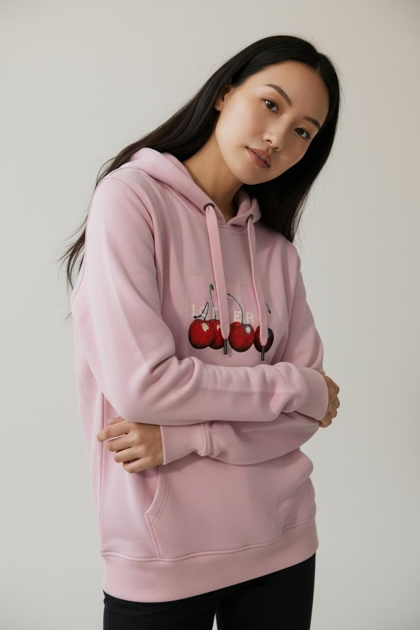 ICEBERG Damen Hoodie Rosa Baumwolle