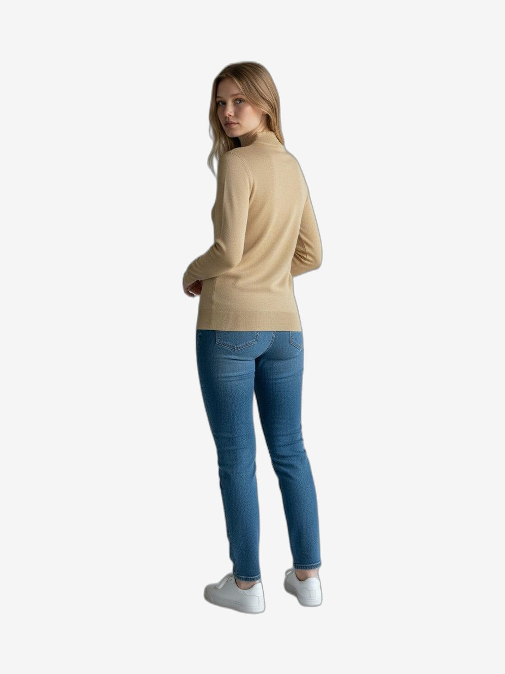 MARIUCCIA MILANO Girocollo Con Pistagna Donna Blu Cotone Girocollo