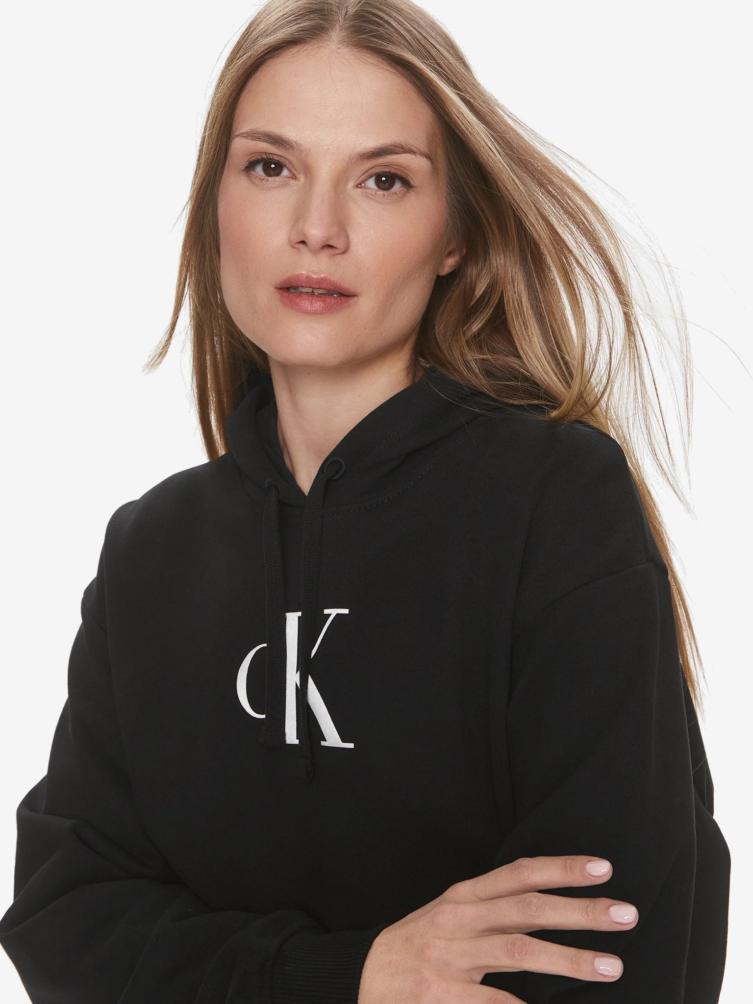 CALVIN KLEIN Felpa Donna Bianco Felpa