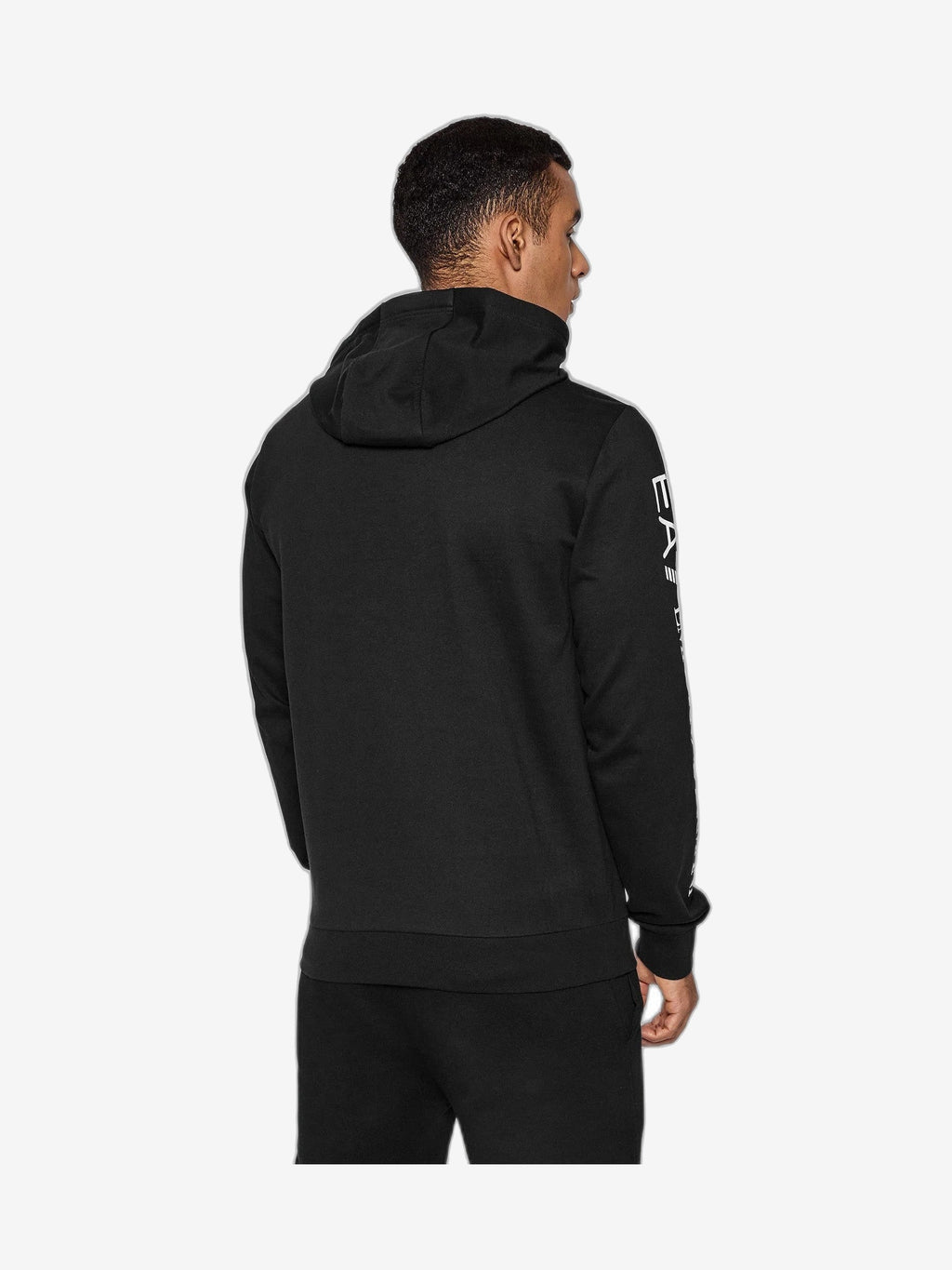 EA7 Felpa Uomo Nero Cotone
