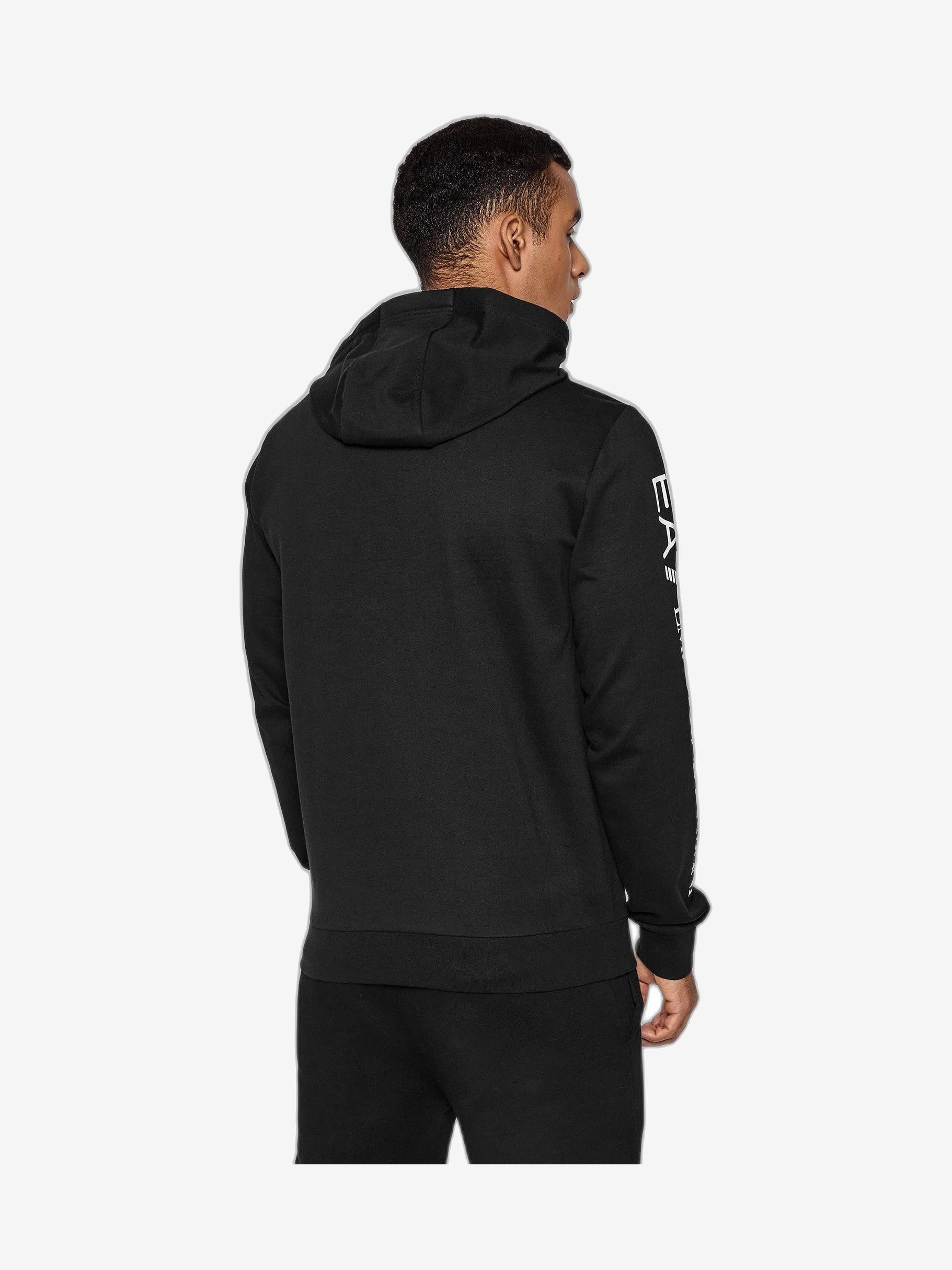 EA7 Felpa Uomo Nero Cotone