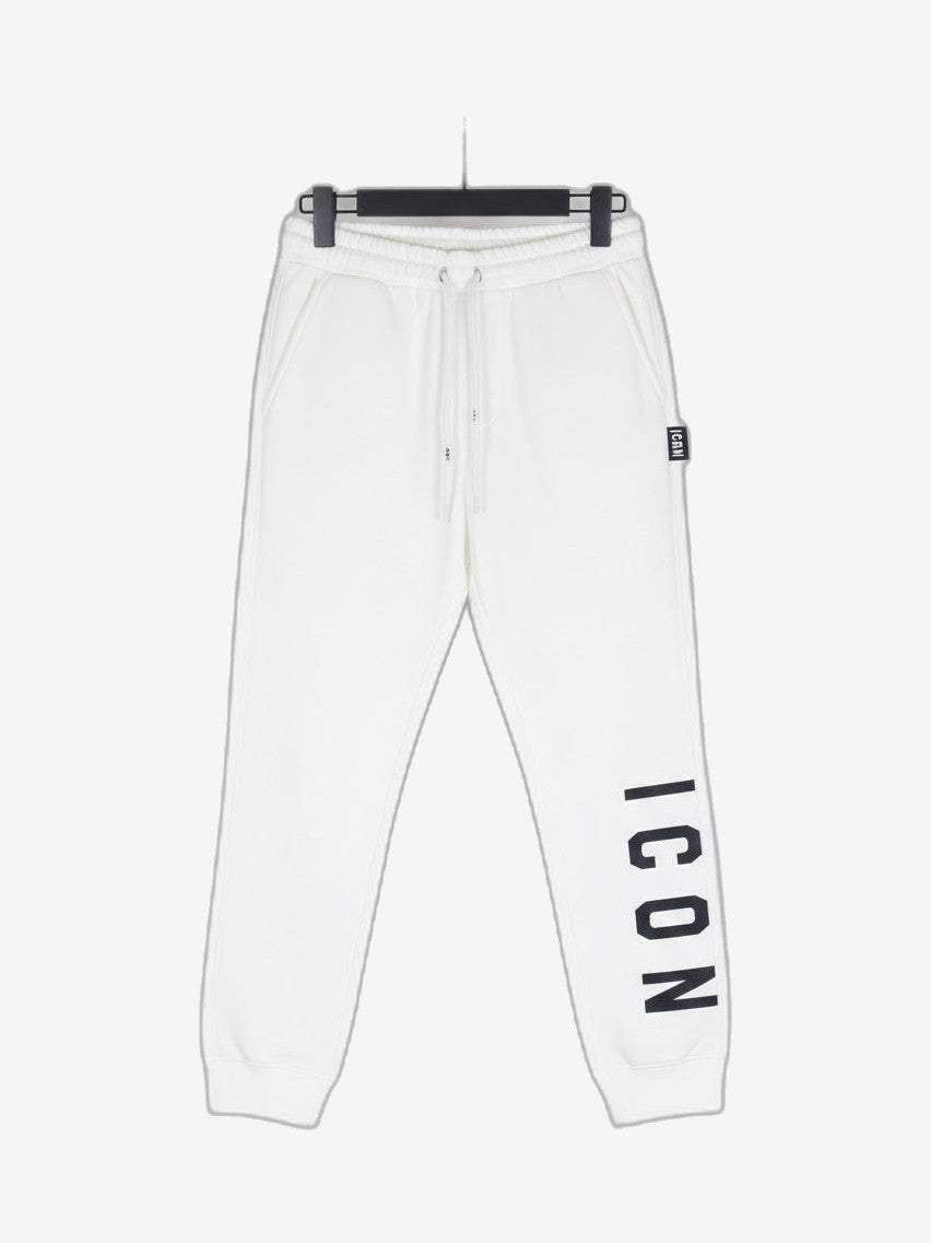 ICON Pantalone Uomo Bianco Cotone
