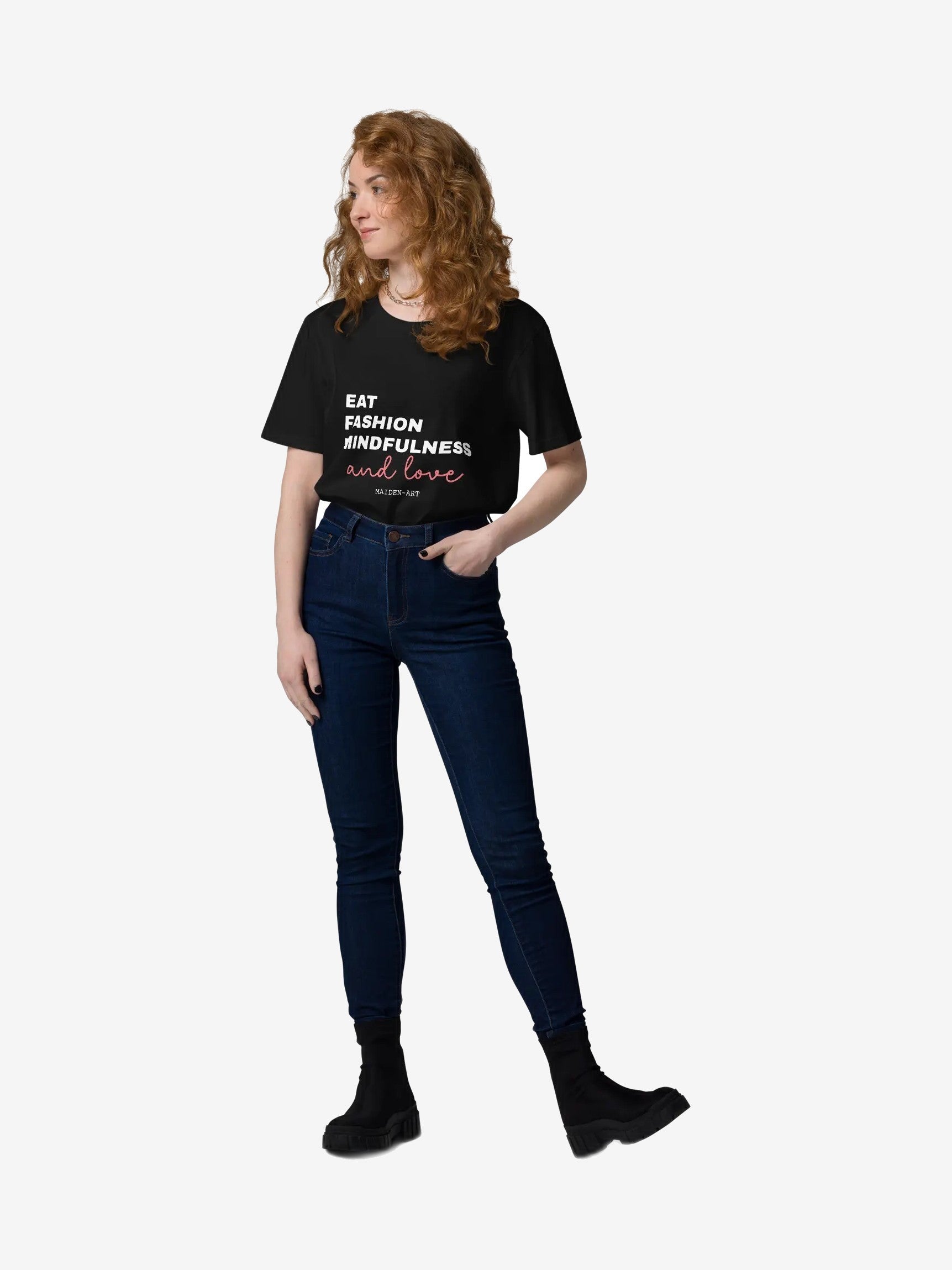 MAIDEN-ART T-Shirt Uomo Nero