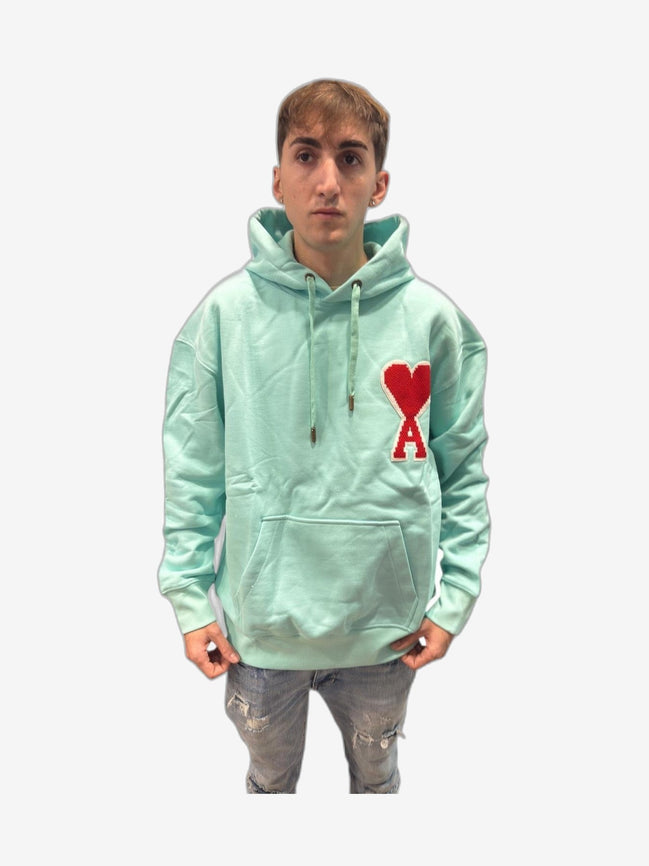 AMI PARIS Felpa Uomo Beige Felpa