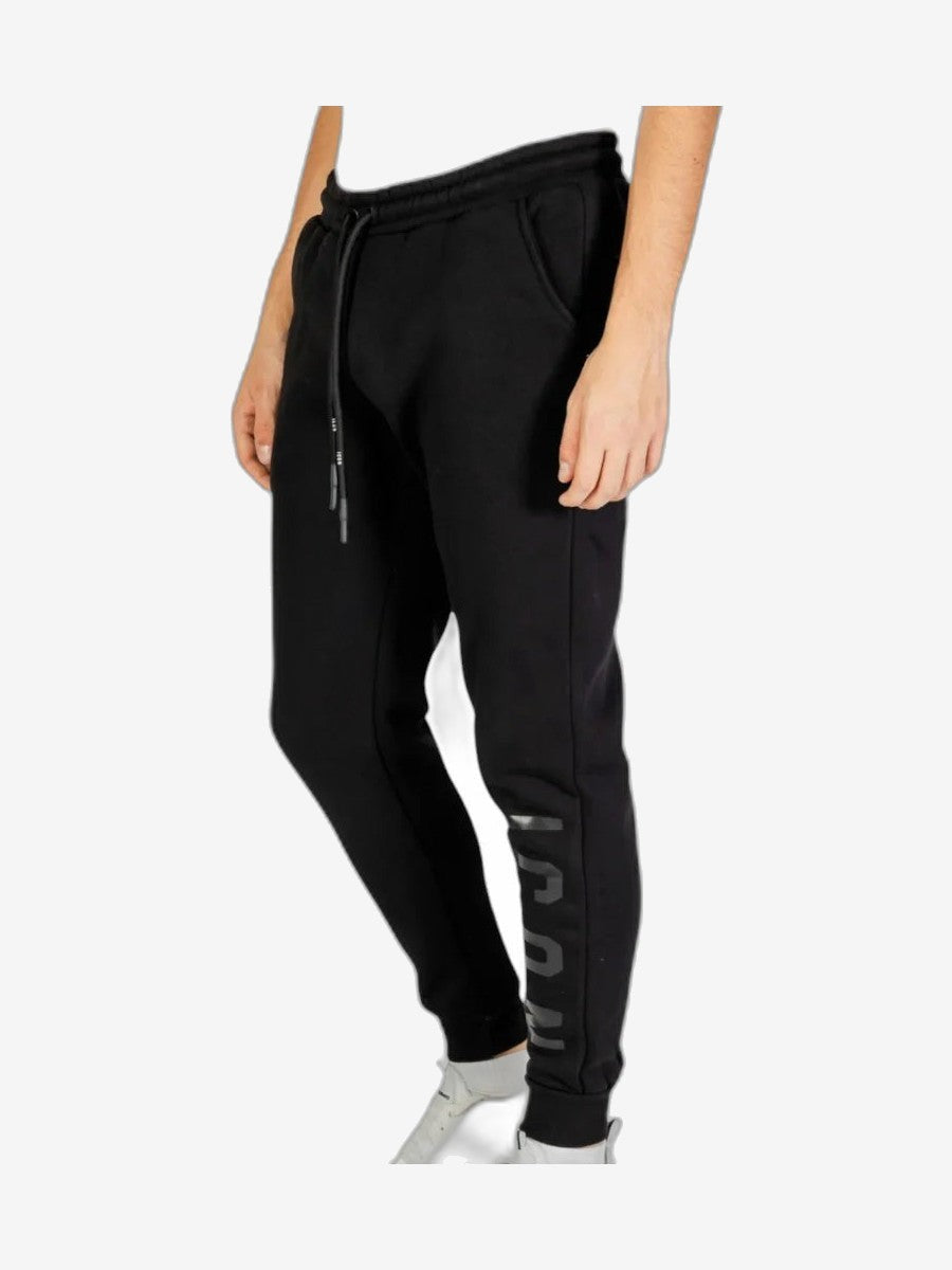 ICON Herrenhose Schwarz Baumwolle