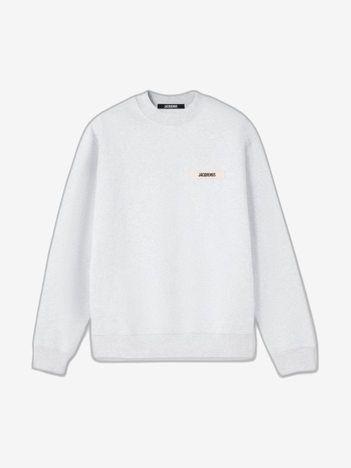 JACQUEMUS Felpa Uomo Avorio Cotone Girocollo