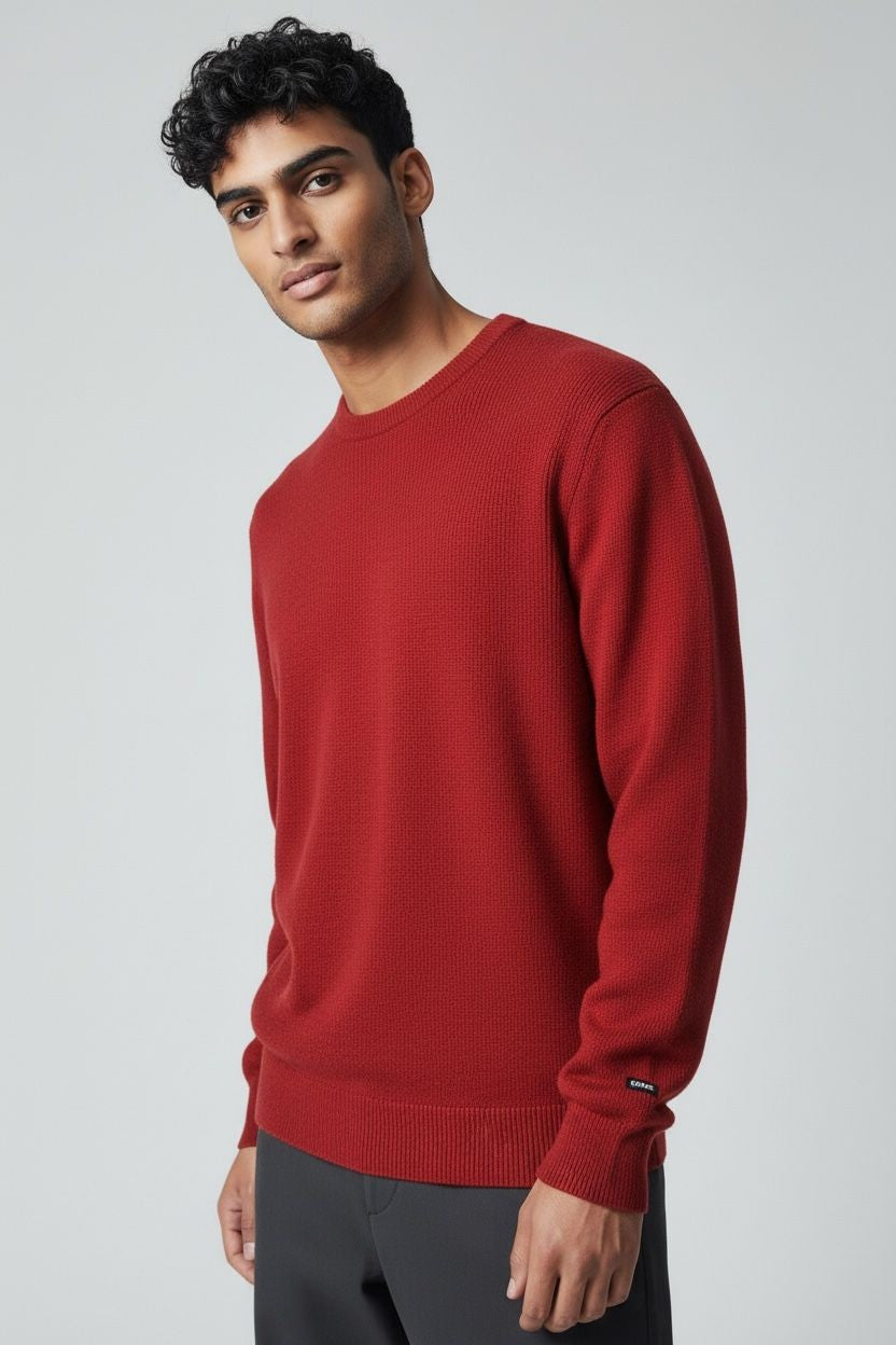 ICEBERG Col Roulé Homme Rouge Col Roulé